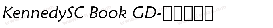 KennedySC Book GD字体转换
